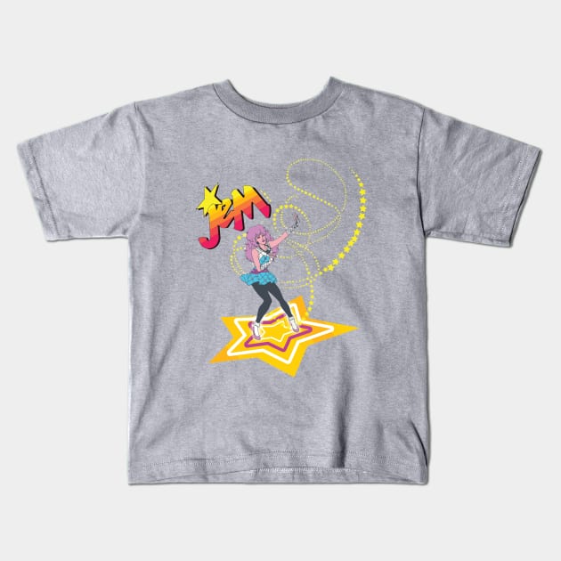 jem and the holograms Kids T-Shirt by Naive Rider